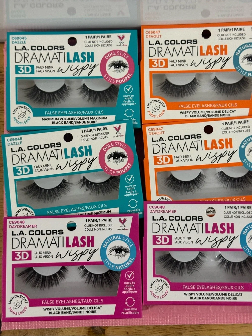 L.A. Colors DramaTALash Wispy False Eyelashes - Assorted Colors